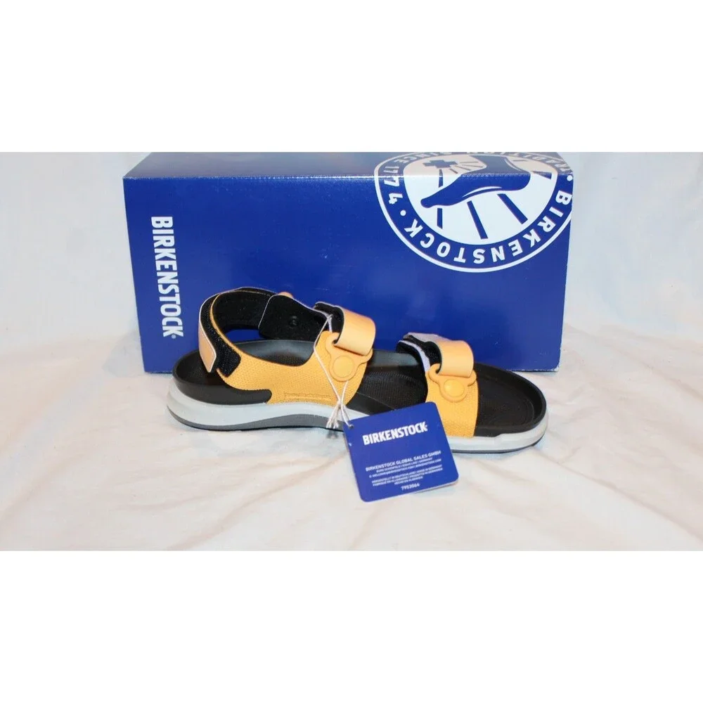 Birkenstock Women's Kalahari Birko-Flor Sandals Futura Purple/Apricot EU 38 REG